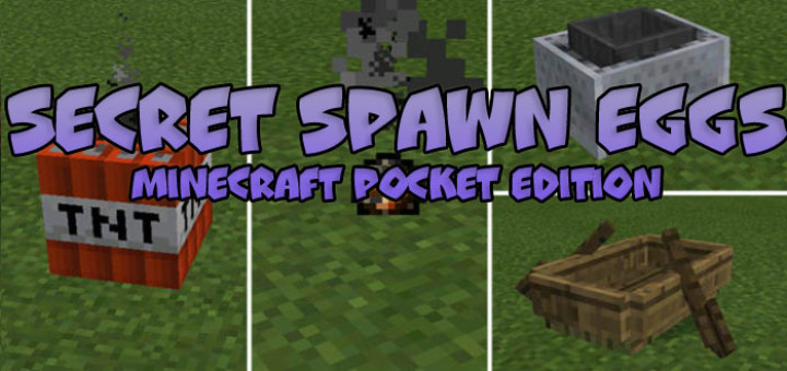 Secret Spawn Eggs Map [MCPE 0.16.0]