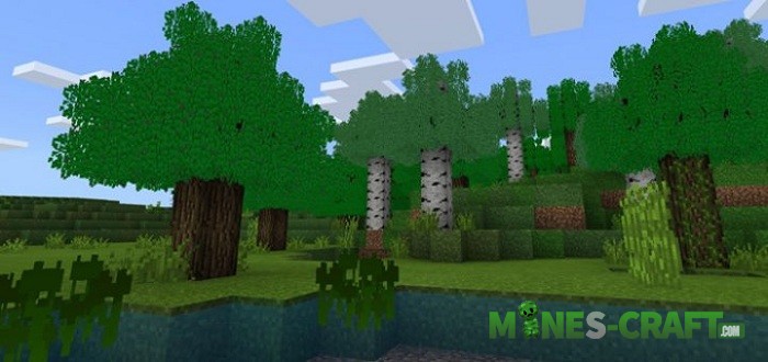 3D Vegetation [Minecraft PE 1.2]   Mines-Craft.com