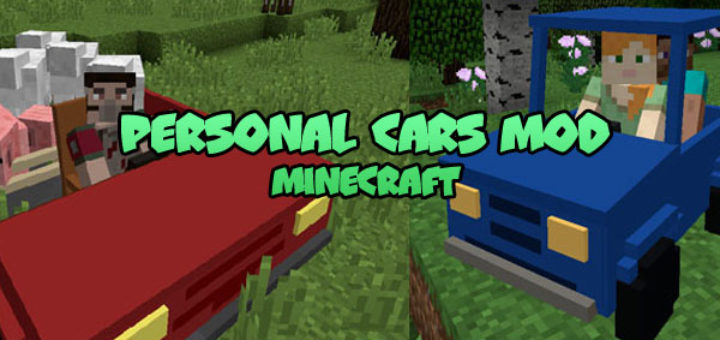 Personal Cars Mod Minecraft