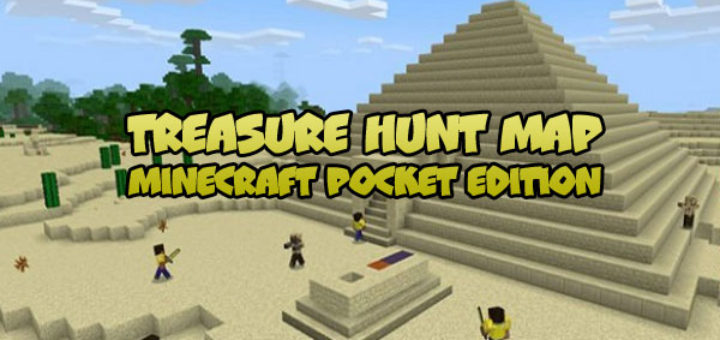 Treasure Hunt Map [MCPE 1.2]