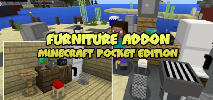 Minecraft PE Furniture Addon