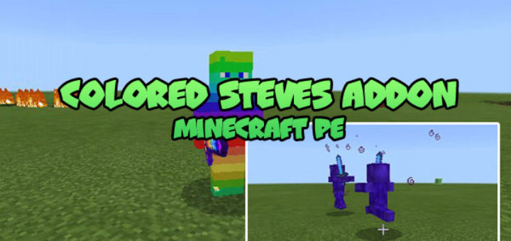 Colored Steves Addon MCPE