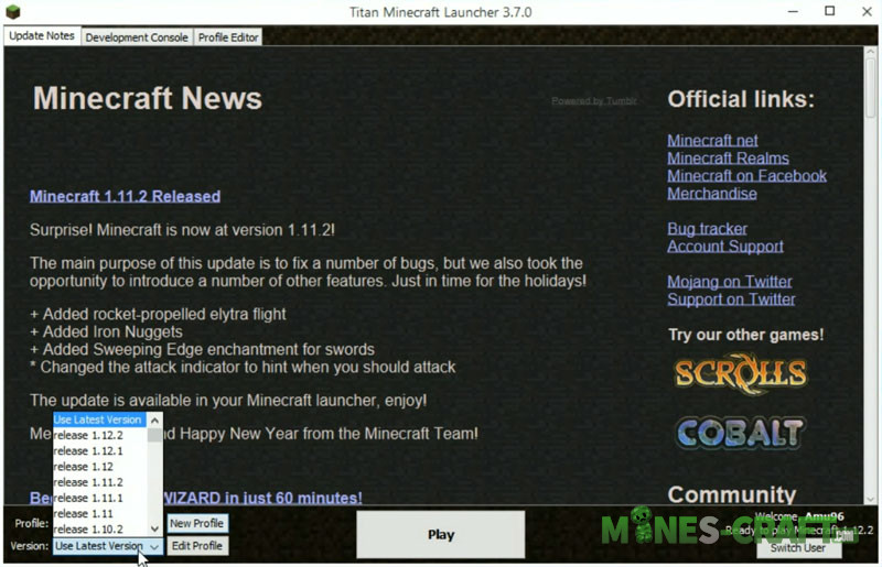 download minecraft titan launcher v.3.8.0