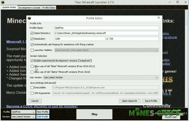 titan minecraft launcher 3.7.0 download