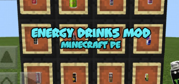 Energy Drinks Mod Minecraft PE