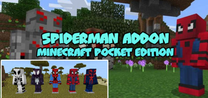 SpiderMan Addon MCPE