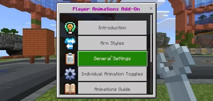 Player Animations Addon