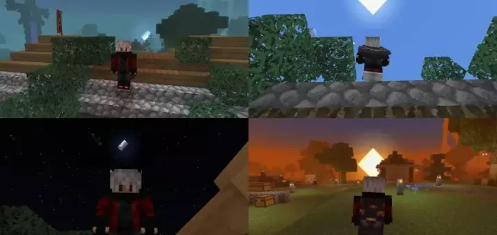 Realistic Sunsets and Moonrises for Bedrock Edition