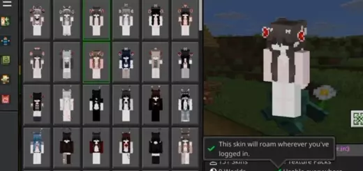 Aesthetic 4D Skin Pack (140+) for Minecraft Bedrock 1.21