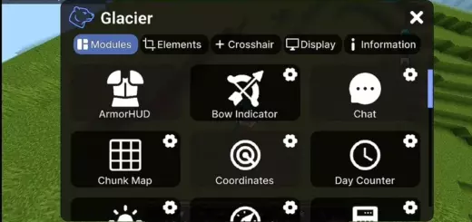 Glacier Client v5.1 [Bedrock 1.21] [iOSAndoidWin11]