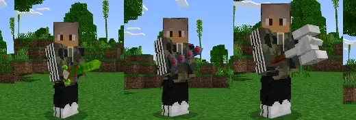 3D Weapons Plus Addon [Bedrock 26+] – photo 1