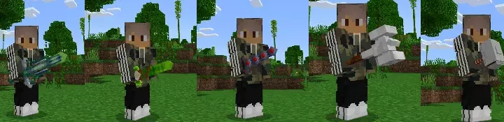 3D Weapons Plus Addon [Bedrock 26+] – photo 1