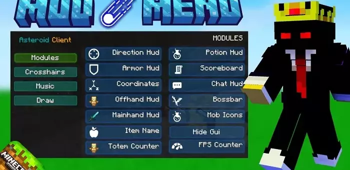 Asteroid Client Bedrock