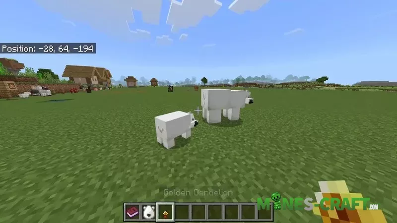 Minecraft Bedrock 26.10.21: Golden Dandelions & Baby Ghasts – photo 5