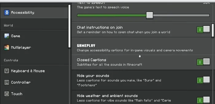 Minecraft Bedrock 26.20.22 – Subtitles Update – photo 6