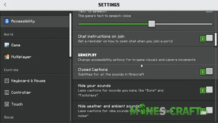 Minecraft Bedrock 26.20.22 – Subtitles Update – photo 6