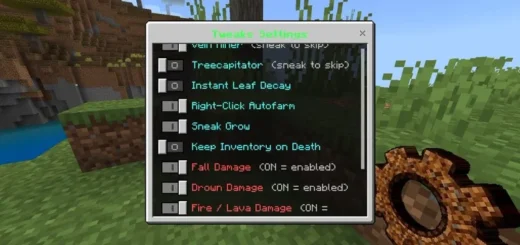 Easy Tweaks Addon [Bedrock 26. – photo 5