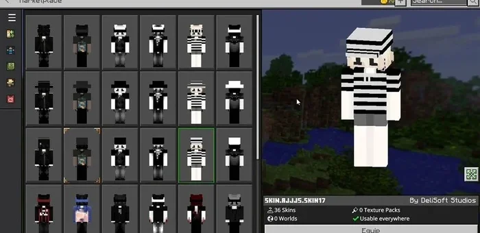 Dark Cosmetics Skin Pack [Bedrock 26.40+] – photo 1
